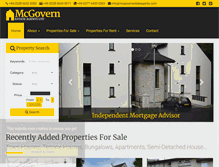 Tablet Screenshot of mcgovernestateagents.com